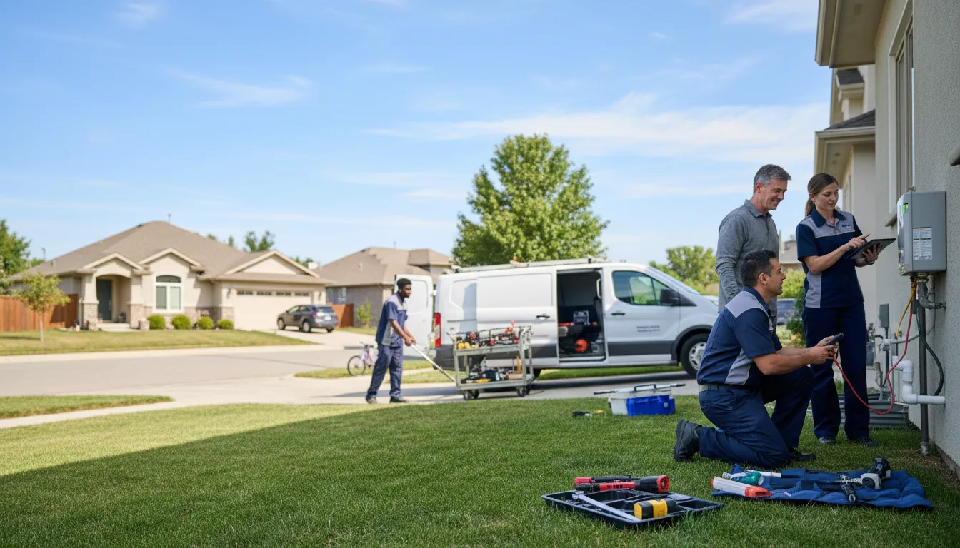 Tankless water heater service in Terlton, OK